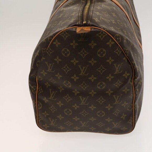 LOUIS VUITTON Monogram Keepall 55 Boston Bag M41424 LV Auth 131290 - Picture 4 of 16